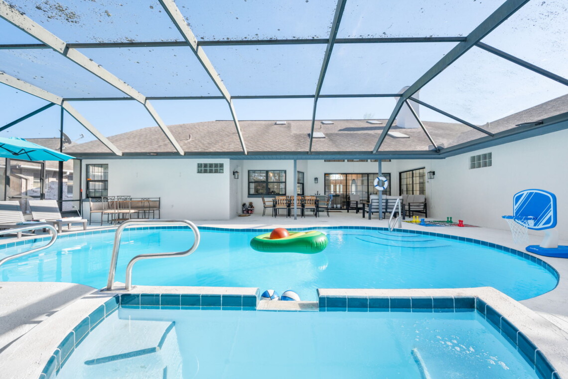 Vacation rental pool home with outdoor living Palm Coast