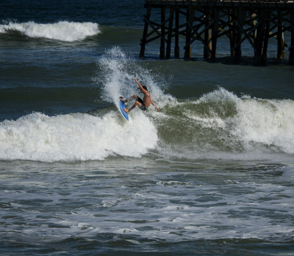 flagler beach pier surfer